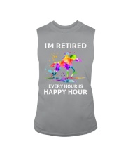 Horse riding Sleeveless Tee tile