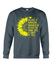 I became a mask maker Crewneck Sweatshirt tile