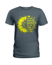 I became a mask maker Ladies T-Shirt tile