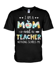 Teacher V-Neck T-Shirt tile