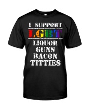 support LGBT Classic T-Shirt front