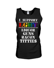 support LGBT Unisex Tank tile