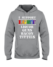 support LGBT Hooded Sweatshirt tile
