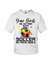 Soccer girl Youth T-Shirt tile