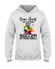 Soccer girl Hooded Sweatshirt tile