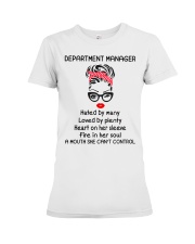 Department Manager Premium Fit Ladies Tee tile
