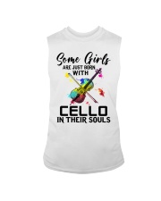 Cello girl Sleeveless Tee tile