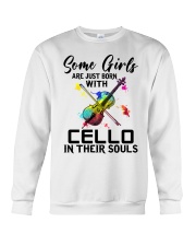 Cello girl Crewneck Sweatshirt tile