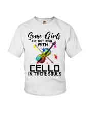 Cello girl Youth T-Shirt tile
