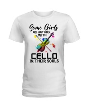 Cello girl Ladies T-Shirt tile