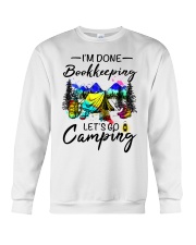 Bookkeeping Camping Crewneck Sweatshirt tile