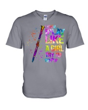 Clarinet V-Neck T-Shirt tile