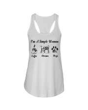 Drums and Dog Ladies Flowy Tank tile