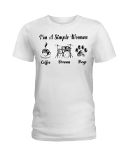 Drums and Dog Ladies T-Shirt tile
