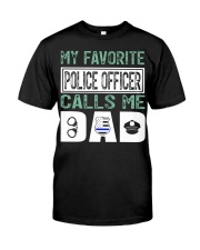 Police Officer Dad Classic T-Shirt front