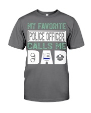 Police Officer Dad Premium Fit Mens Tee tile