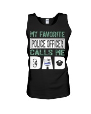 Police Officer Dad Unisex Tank tile