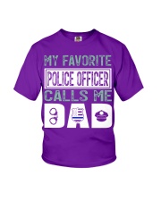 Police Officer Dad Youth T-Shirt tile