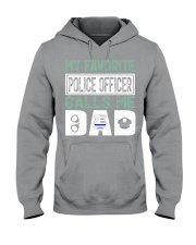 Police Officer Dad Hooded Sweatshirt tile