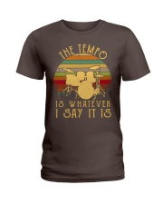 The tempo is whatever i say it is Ladies T-Shirt tile