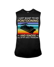I just want to go pontooning Sleeveless Tee tile