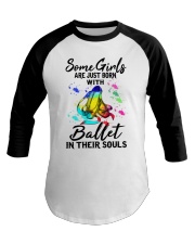 Ballet girl Baseball Tee tile