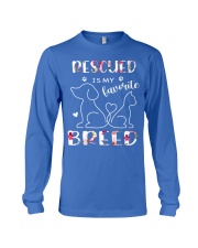 Rescued is my favorite breed Long Sleeve Tee tile