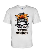 Leasing Manager V-Neck T-Shirt tile
