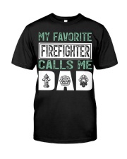 Firefighter Dad Classic T-Shirt front