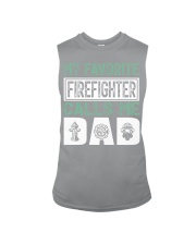 Firefighter Dad Sleeveless Tee tile
