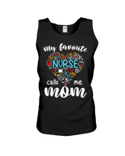 My favorite Nurse calls me Mom Unisex Tank tile