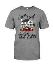 Just a girl who loves Real Estate Premium Fit Mens Tee tile