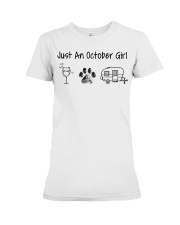 October Premium Fit Ladies Tee tile
