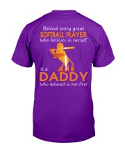 Behind every great softball player is a daddy Classic T-Shirt tile