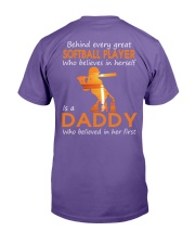 Behind every great softball player is a daddy Premium Fit Mens Tee tile