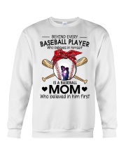 baseball mom Crewneck Sweatshirt tile