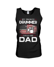 Drummer Dad Unisex Tank tile