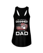 Drummer Dad Ladies Flowy Tank tile