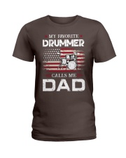 Drummer Dad Ladies T-Shirt tile