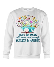 books and fabric Crewneck Sweatshirt tile