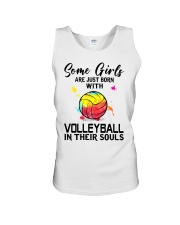 Volleyball girl Unisex Tank tile
