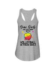 Volleyball girl Ladies Flowy Tank tile