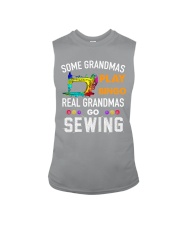 Real grandmas go sewing Sleeveless Tee tile