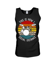 Drum vintage Unisex Tank tile