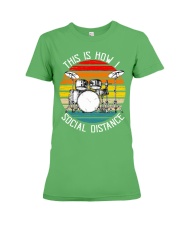 Drum vintage Premium Fit Ladies Tee tile