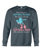 softball mom Crewneck Sweatshirt tile