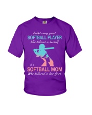 softball mom Youth T-Shirt tile