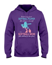 softball mom Hooded Sweatshirt tile
