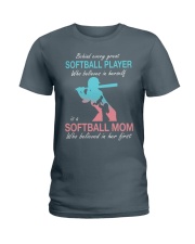 softball mom Ladies T-Shirt tile