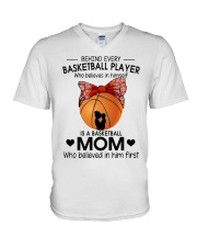 Basketball V-Neck T-Shirt tile